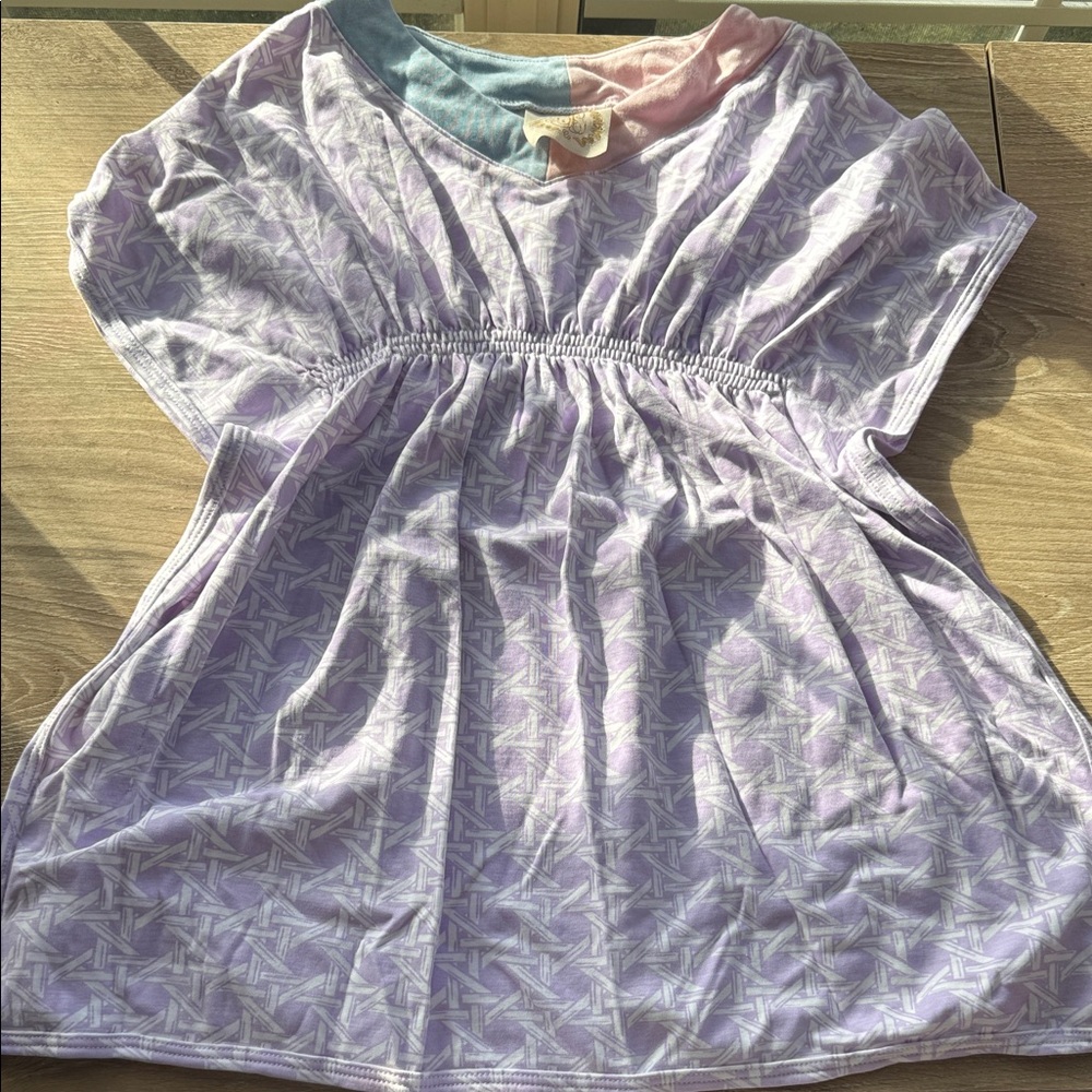 The Beaufort Bonnet Company Lavender and Pastel Swim Coverup